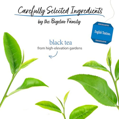 Bigelow Tea English Teatime Black Tea, Caffeinated Tea, 20 Count Box (Pack of 6), 120 Total Tea Bags