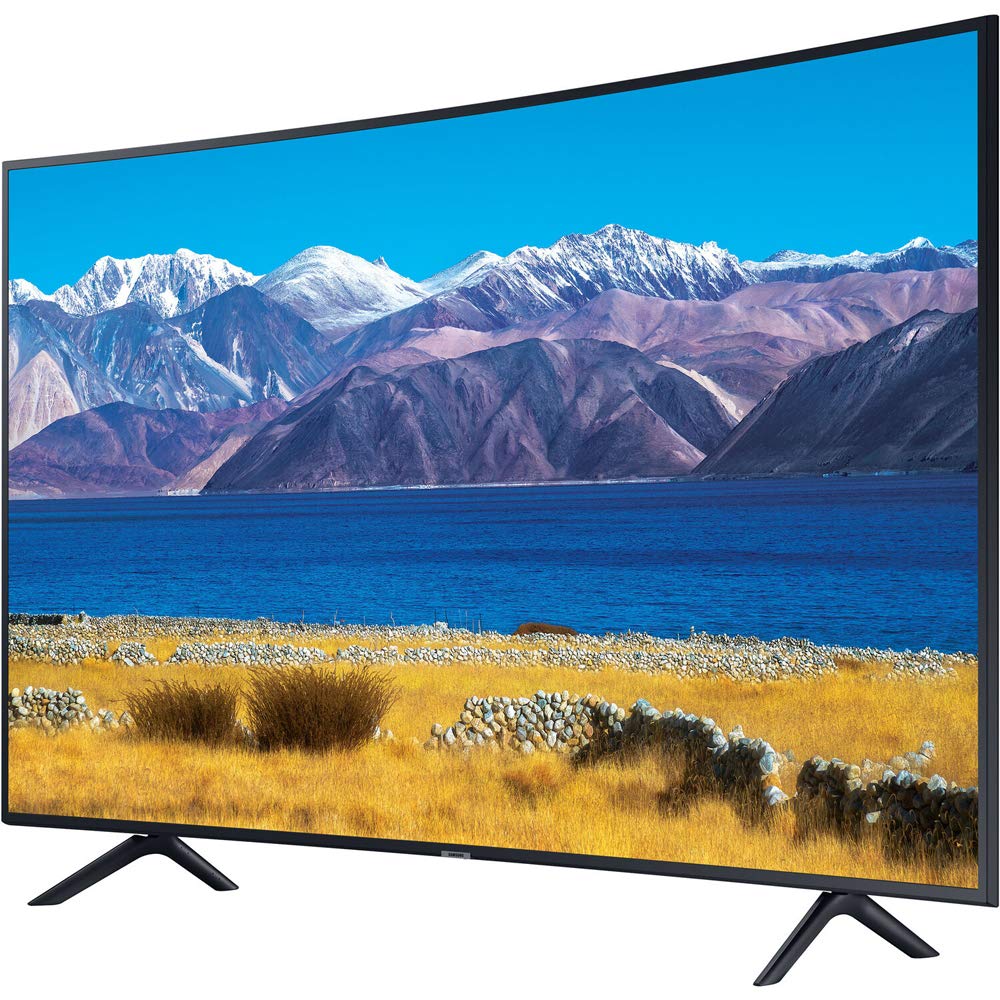 SAMSUNG 55-Inch Class Crystal UHD TU8300 Series - 4K UHD Curved Smart TV With Alexa Built-in (UN55TU8300FXZA)