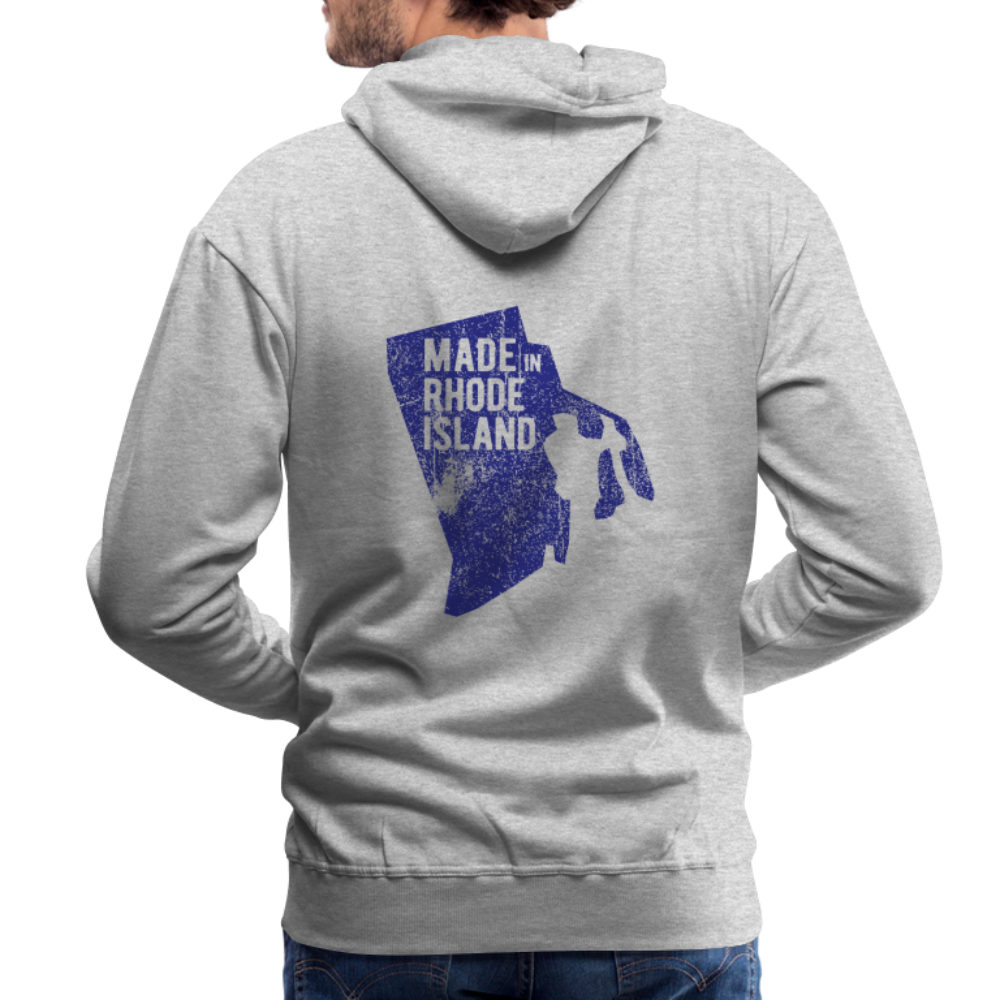 Men’s Premium Hoodie - heather grey