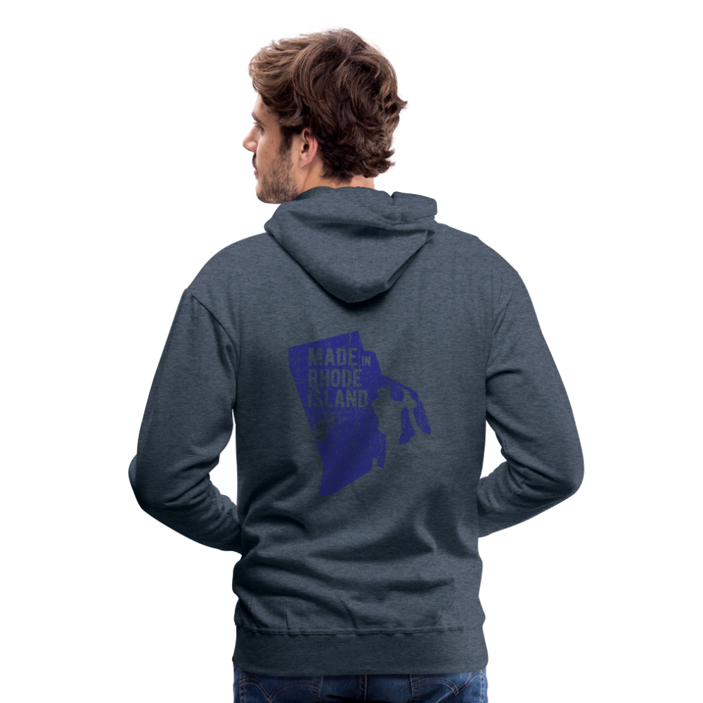 Men’s Premium Hoodie - heather denim