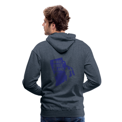 Men’s Premium Hoodie - heather denim