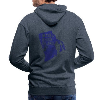 Men’s Premium Hoodie - heather denim